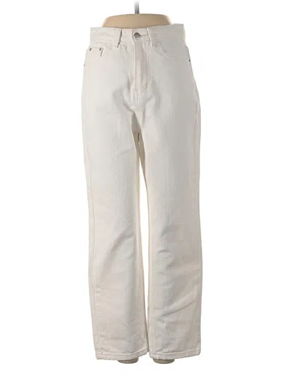 Pre-owned Assorted Brands Jeans In Ivory