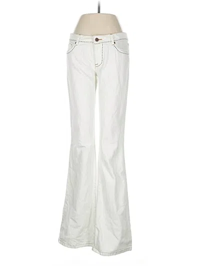 Pre-owned Assorted Brands Jeans In Ivory