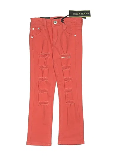 Pre-owned Assorted Brands Kids' Jeans In Orange