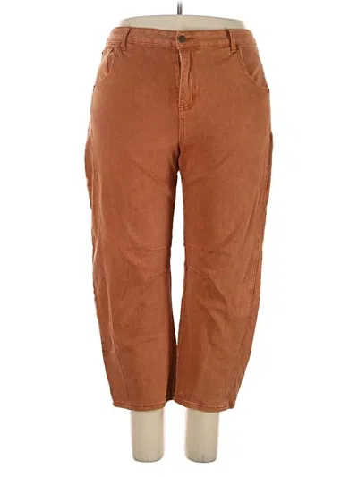Pre-owned Assorted Brands Jeans In Orange
