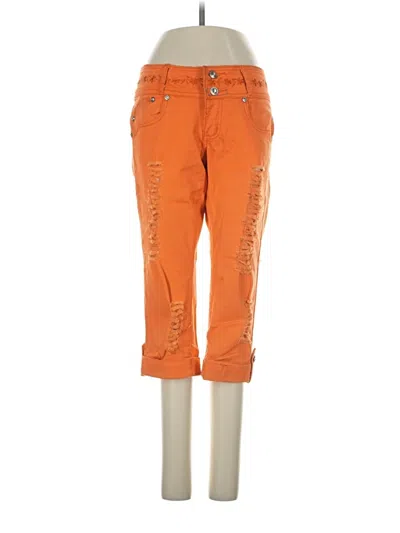 Pre-owned Assorted Brands Jeans In Orange