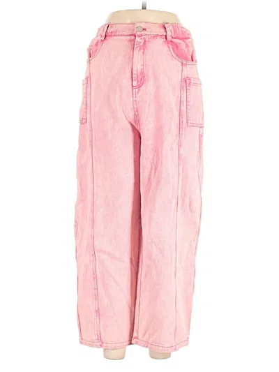 Pre-owned Assorted Brands Jeans In Pink