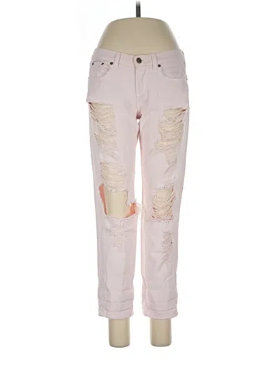 Pre-owned Assorted Brands Jeans In Pink