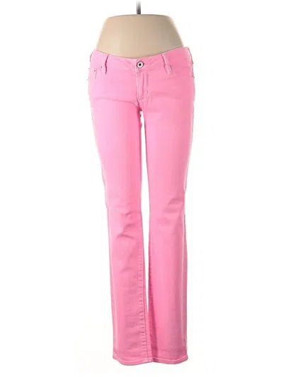 Pre-owned Assorted Brands Jeans In Pink