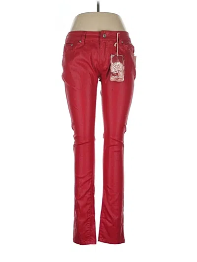 Assorted Brands Jeans In Red