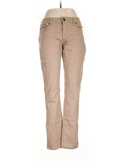 Pre-owned Assorted Brands Jeans In Tan