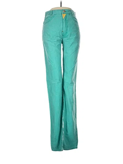 Pre-owned Assorted Brands Jeans In Teal