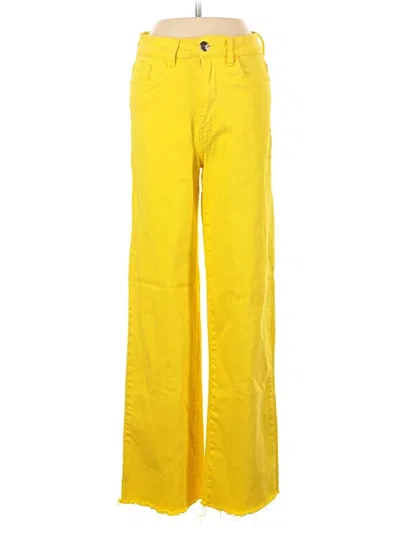 Pre-owned Assorted Brands Jeans In Yellow
