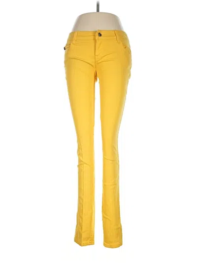 Pre-owned Assorted Brands Jeans In Yellow