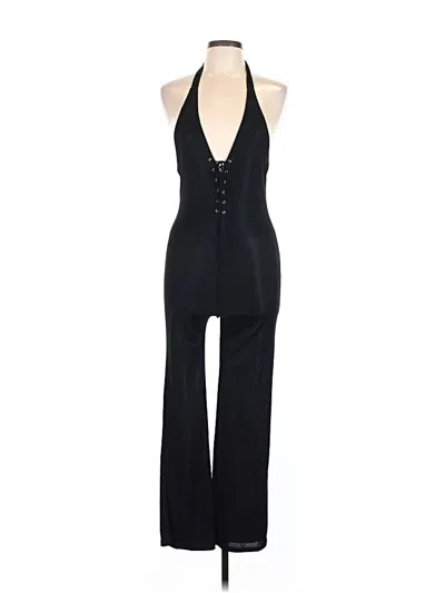 Pre-owned Assorted Brands Jumpsuit In Black