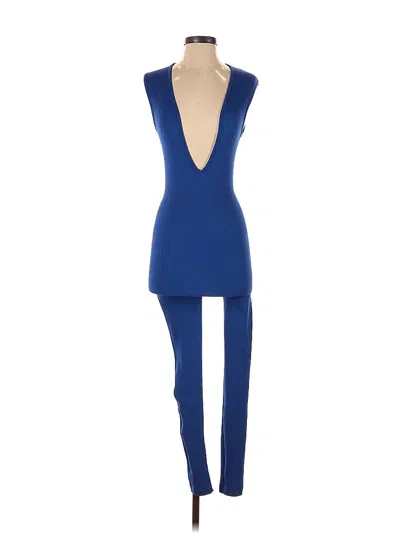 Pre-owned Assorted Brands Jumpsuit In Blue