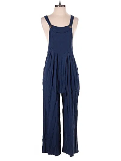 Pre-owned Assorted Brands Jumpsuit In Blue