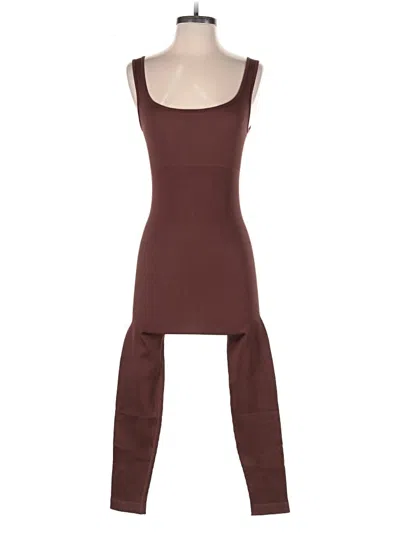 Pre-owned Assorted Brands Jumpsuit In Brown