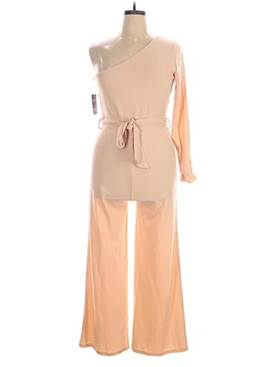Pre-owned Assorted Brands Jumpsuit In Brown