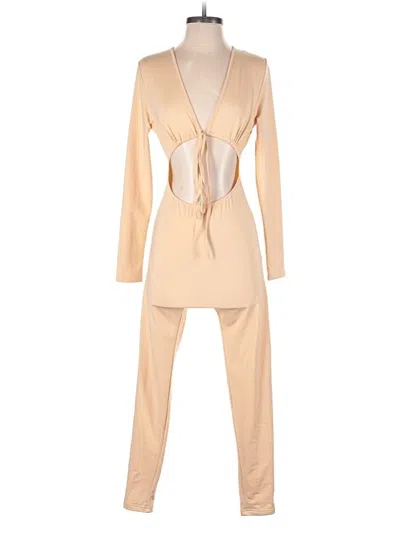 Pre-owned Assorted Brands Jumpsuit In Brown