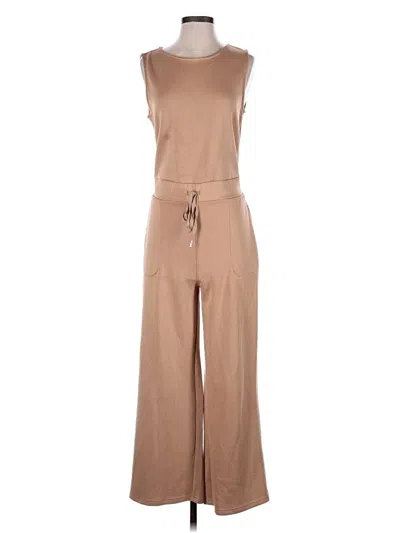 Pre-owned Assorted Brands Jumpsuit In Brown