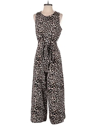 Pre-owned Assorted Brands Jumpsuit In Brown