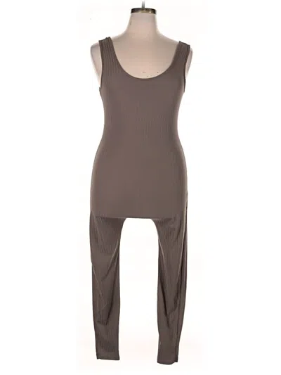 Pre-owned Assorted Brands Jumpsuit In Brown
