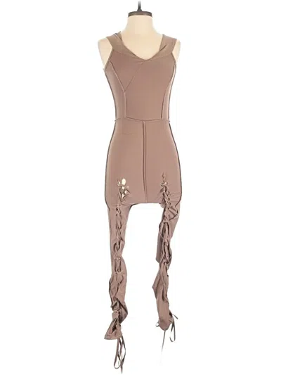Pre-owned Assorted Brands Jumpsuit In Brown