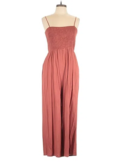 Pre-owned Assorted Brands Jumpsuit In Brown