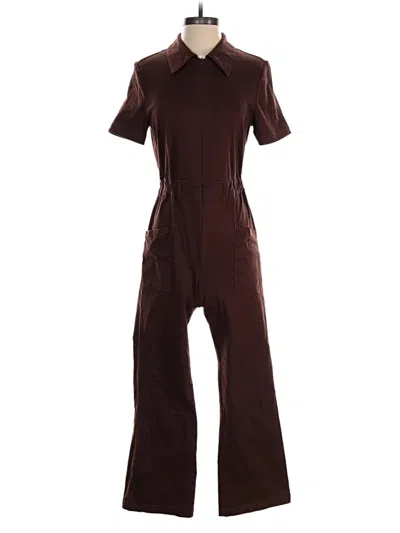 Pre-owned Assorted Brands Jumpsuit In Brown
