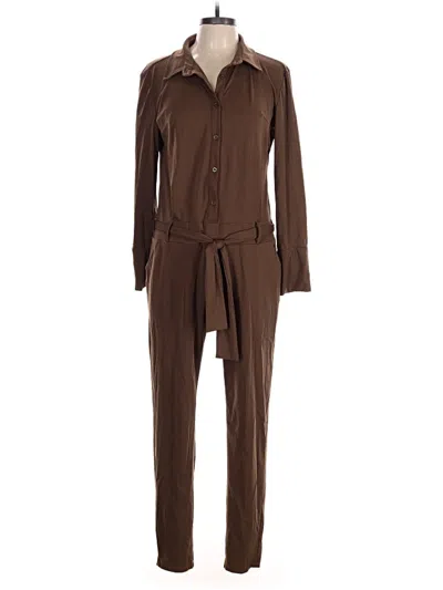 Pre-owned Assorted Brands Jumpsuit In Brown