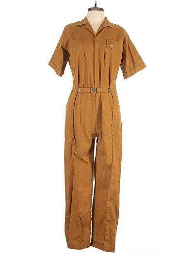 Pre-owned Assorted Brands Jumpsuit In Brown