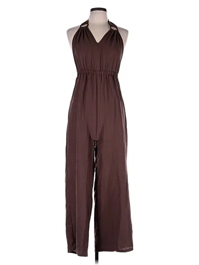 Pre-owned Assorted Brands Jumpsuit In Brown