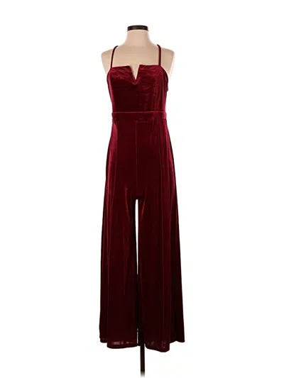 Assorted Brands Jumpsuit In Burgundy
