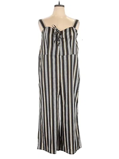 Pre-owned Assorted Brands Jumpsuit In Gold