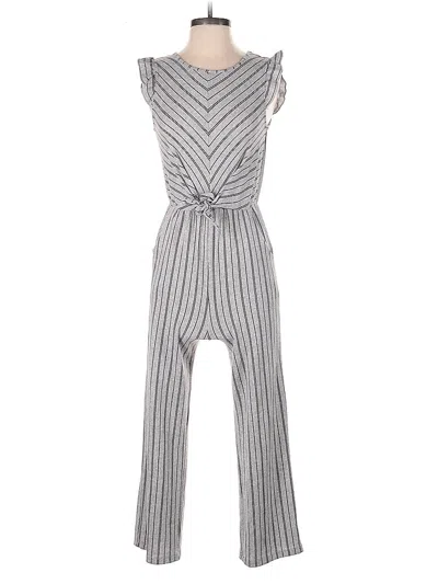 Pre-owned Assorted Brands Jumpsuit In Gray