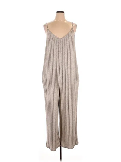 Pre-owned Assorted Brands Jumpsuit In Gray