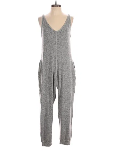 Pre-owned Assorted Brands Jumpsuit In Gray