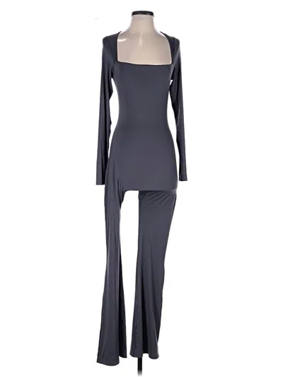 Pre-owned Assorted Brands Jumpsuit In Gray
