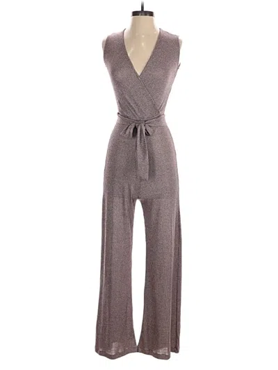 Pre-owned Assorted Brands Jumpsuit In Gray
