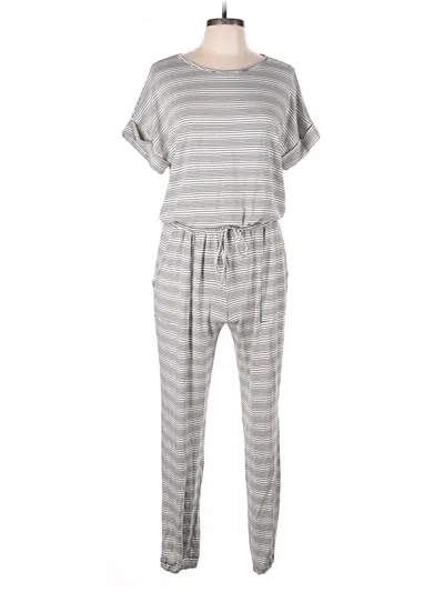Pre-owned Assorted Brands Jumpsuit In Gray