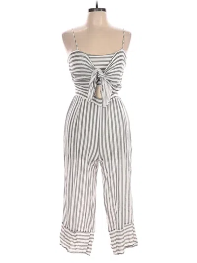Pre-owned Assorted Brands Jumpsuit In Gray