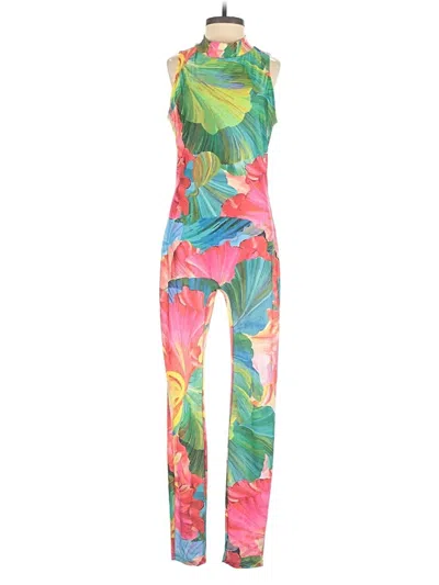 Pre-owned Assorted Brands Jumpsuit In Green