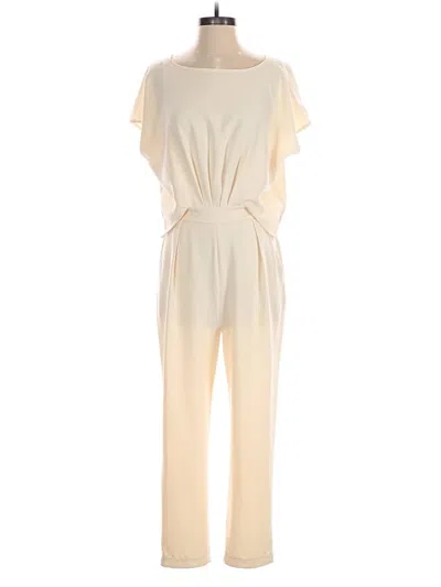 Pre-owned Assorted Brands Jumpsuit In Ivory