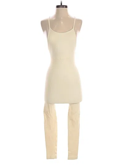 Pre-owned Assorted Brands Jumpsuit In Ivory