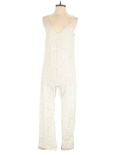 Pre-owned Assorted Brands Jumpsuit In Ivory