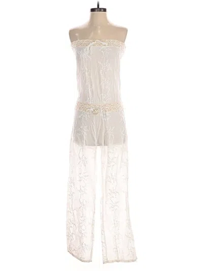 Pre-owned Assorted Brands Jumpsuit In Ivory