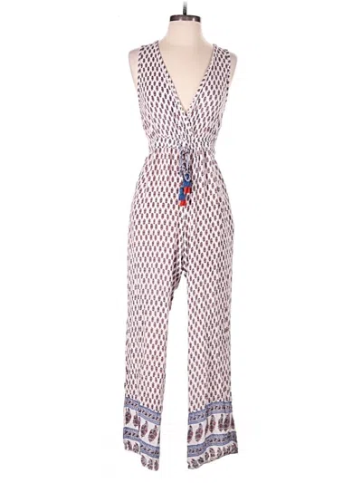 Pre-owned Assorted Brands Jumpsuit In Ivory