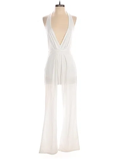 Pre-owned Assorted Brands Jumpsuit In Ivory