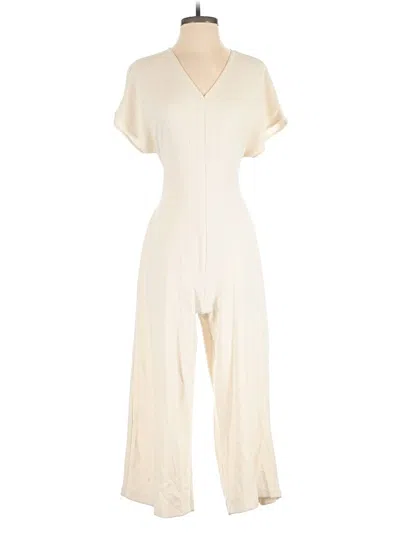 Pre-owned Assorted Brands Jumpsuit In Ivory