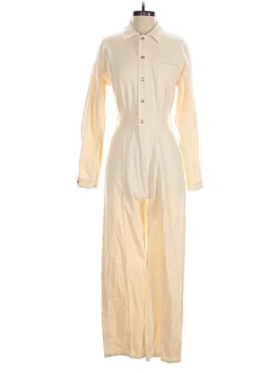 Pre-owned Assorted Brands Jumpsuit In Ivory