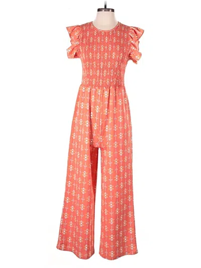 Pre-owned Assorted Brands Jumpsuit In Orange