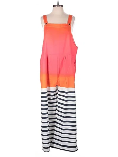 Pre-owned Assorted Brands Jumpsuit In Orange