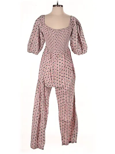 Pre-owned Assorted Brands Jumpsuit In Pink