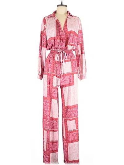 Pre-owned Assorted Brands Jumpsuit In Pink